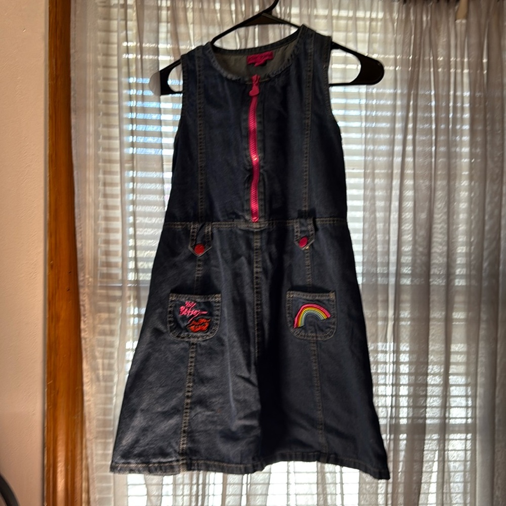 Betsey Johnson denim sleeveless dress
